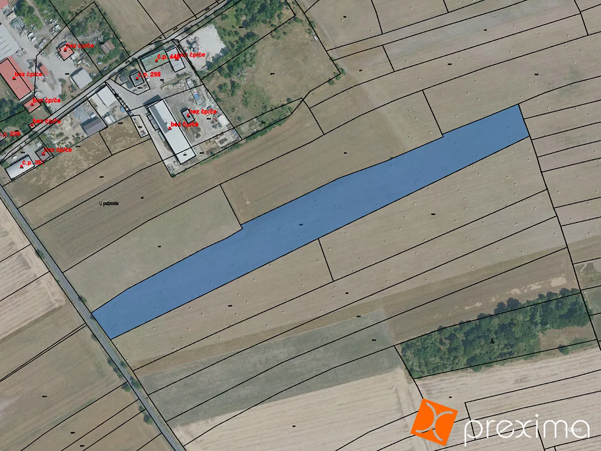 Prodej podílu 1/72 pole 401 m²